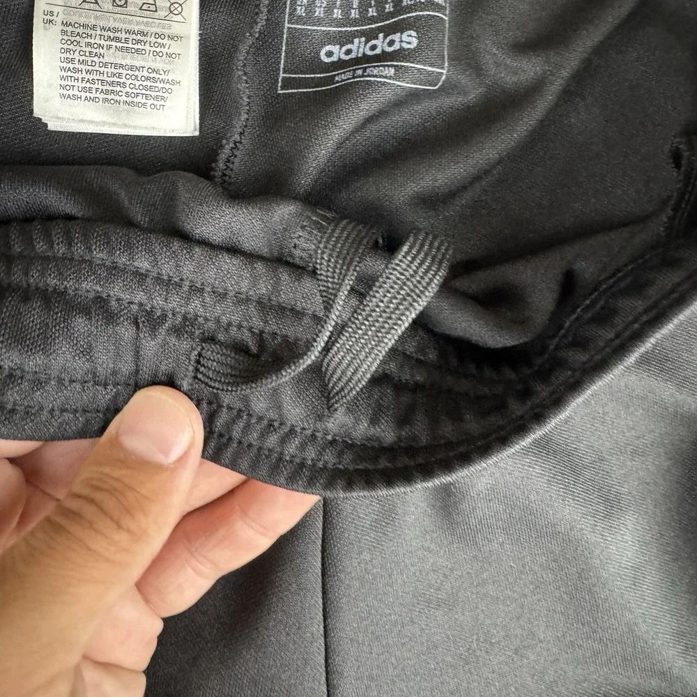 Adidas Men's Xl Tiro Black/White Zip Pocket Training Track Pants Soccer